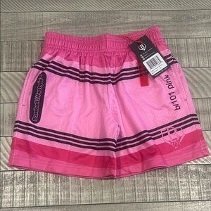Vibrant Pink Kids Casual Shorts